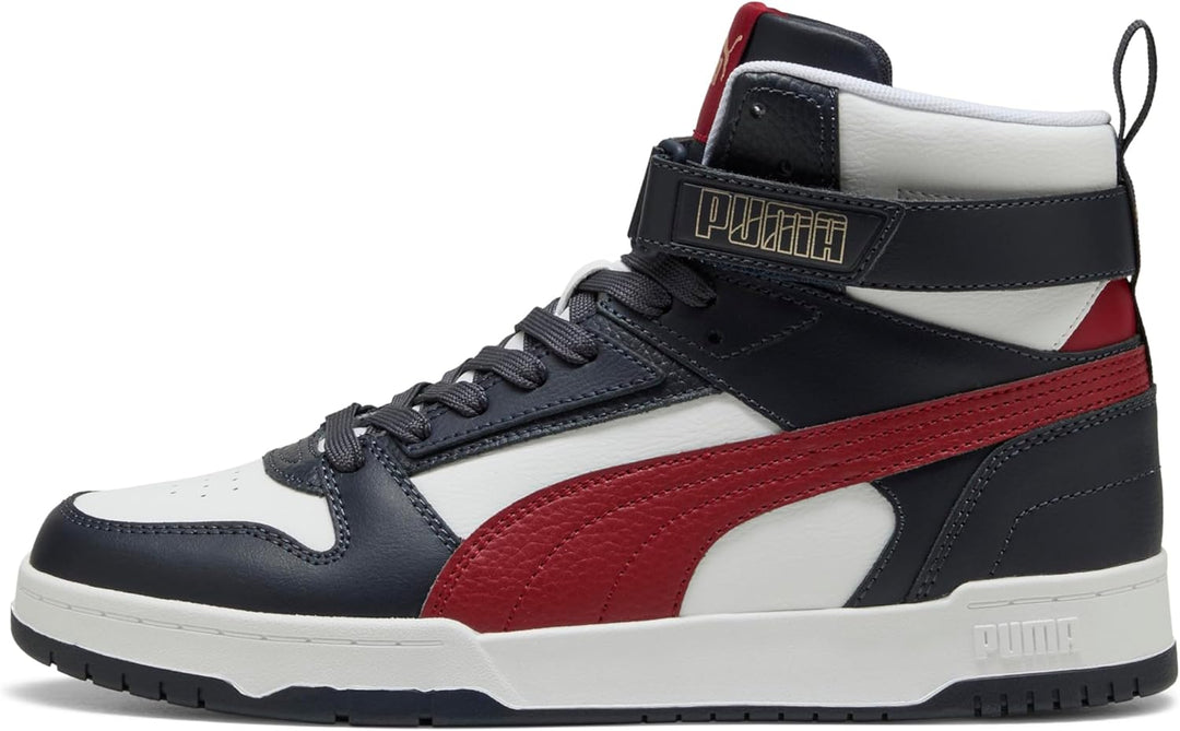 PUMA Unisex Rbd Game Sneaker 42 EU New Navy Dark Crimson Puma White, 42 EU New Navy Dark Crimson Pum