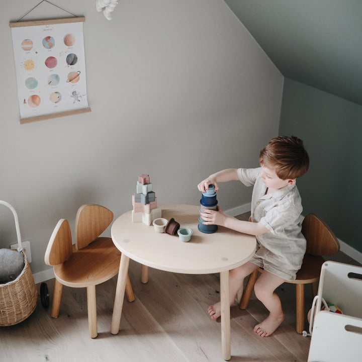 mushie Stapelbecher Spielzeug | Stapelturm mit 8 bechers | Für Babys und Kinder | Hergestellt in Dän