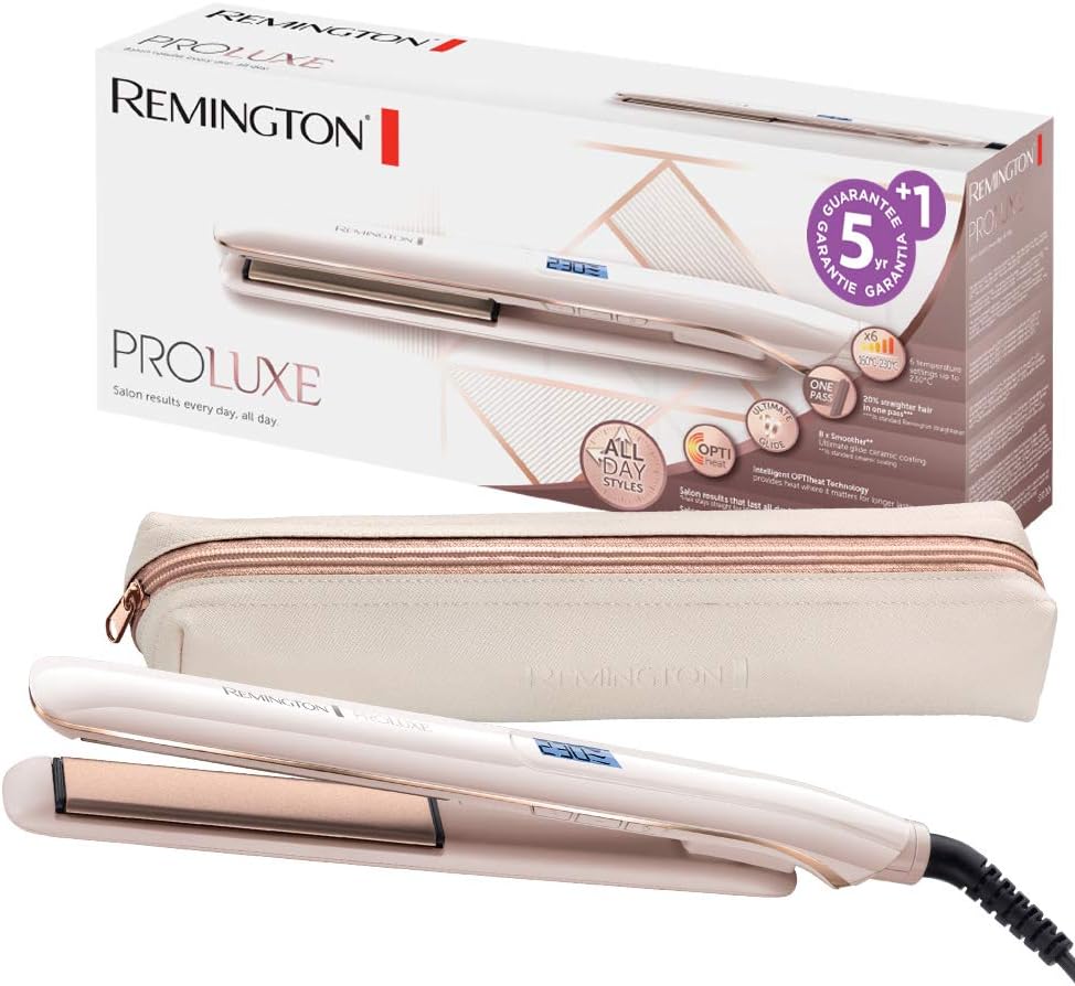 Remington Glätteisen PROluxe S9100 + Remington Haartrockner Profi Ionen PROluxe AC9140 Angebot Styli