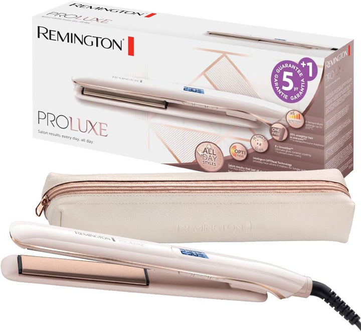 Remington Glätteisen PROluxe S9100 + Remington Haartrockner Profi Ionen PROluxe AC9140 Angebot Styli