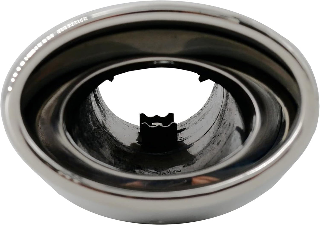 Simoni Racing TRX/38 Exhaust Tip Oval, INOX