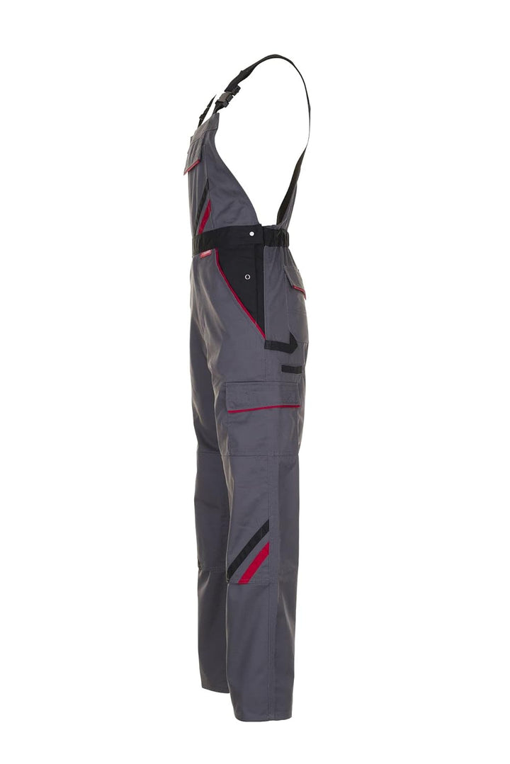 PLANAM Latzhose HIGHLINE, Farbe schiefer/schwarz/rot, Grösse 50 schiefer/schwarz/rot 50, schiefer/sc