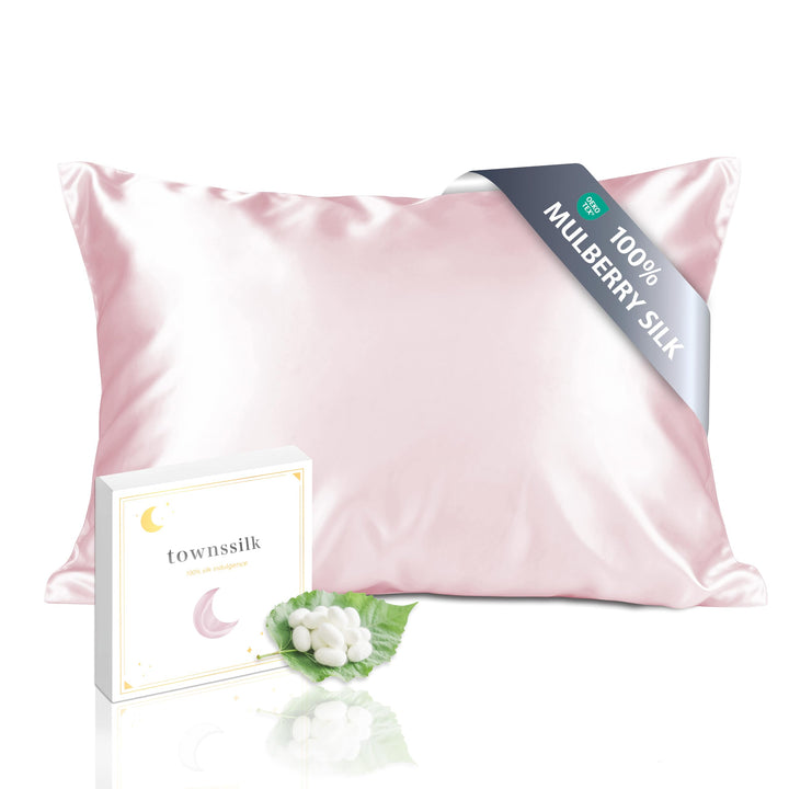 townssilk Beidseitig 100% 19mm Pure Maulbeerseide Kissenbezug für Haar und Haut Gesundheit, 1 Stück