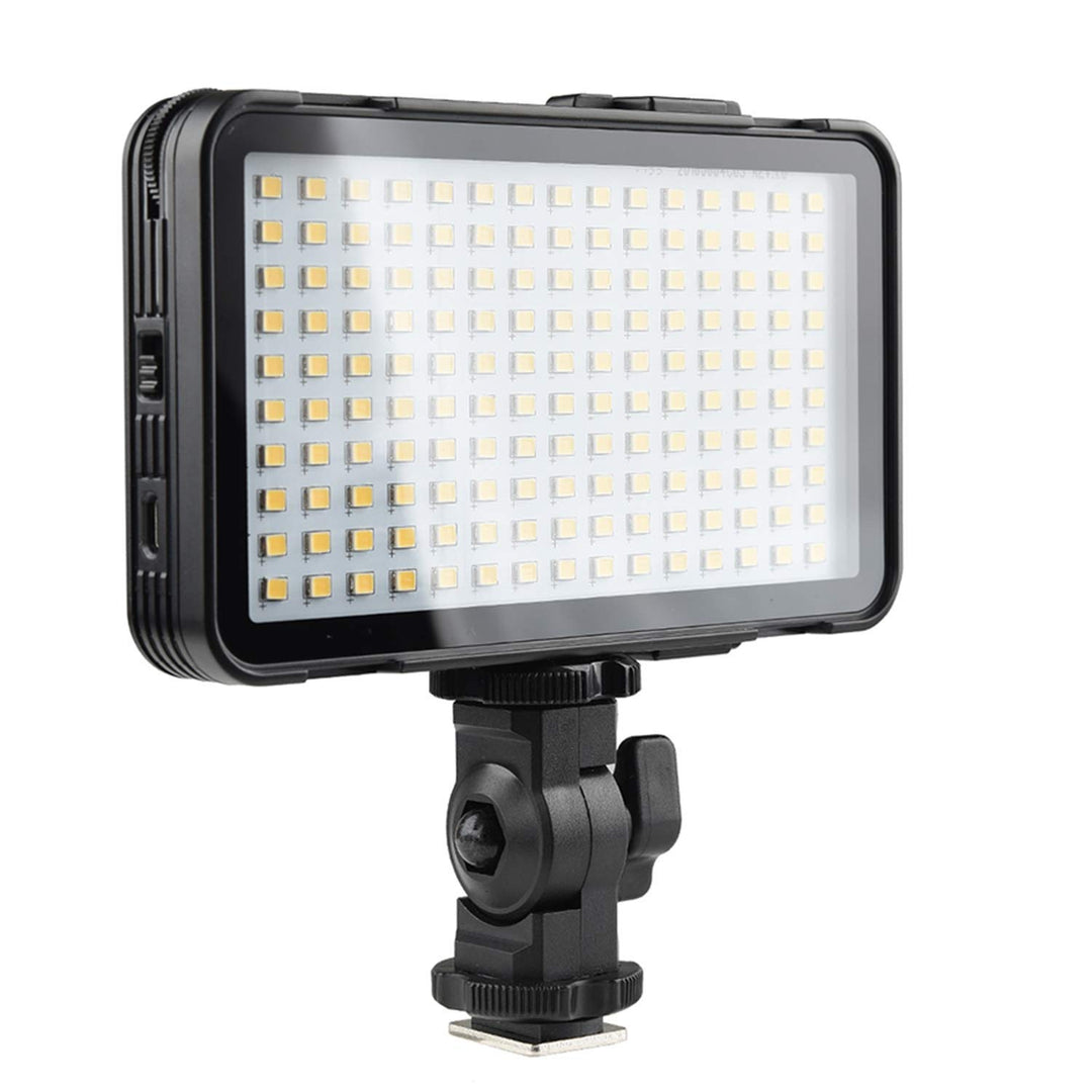 Godox LEDM150 LED-Videoleuchte, LED Video Light 5600K Dimmbare, TLCI 94+ und Lithium Batterie für Sm