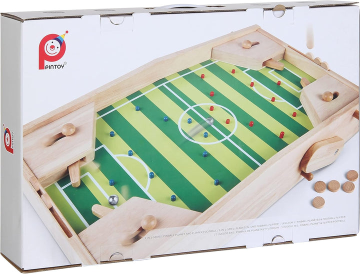 Bartl 112383 Pintoy Fussball Flipper und Planeten Pinball Fussball-flipper und Pinball, Fu&amp;
