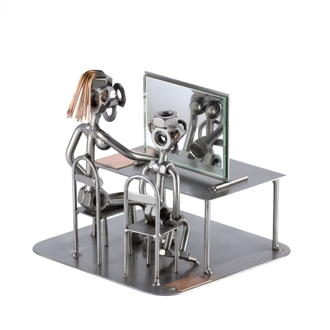 Steelman24 I Schraubenmännchen Logopädin I Made in Germany I Handarbeit I Geschenkidee I Stahlfigur