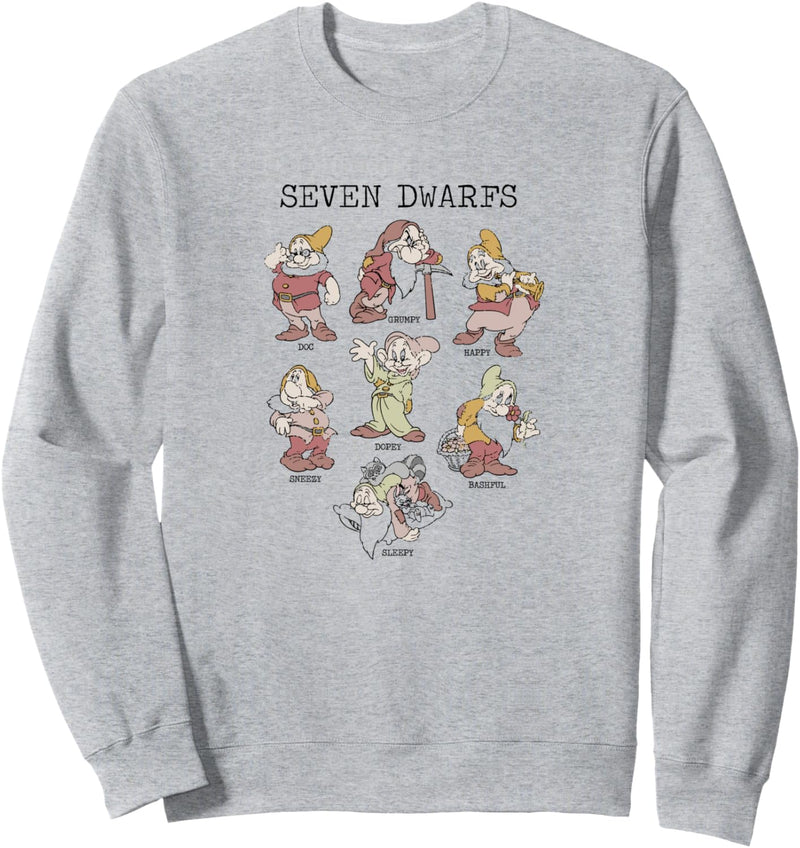 Disney Snow White Seven Dwarfs Portraits Sweatshirt