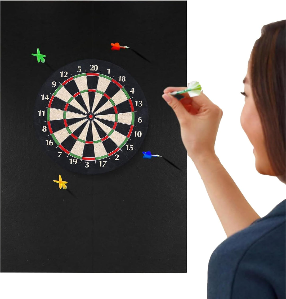 Dart Wandschutz – Robuster Schutzring Wand Dartboard Schutz Abdeckung Stossdämpfer Zubehör Für Pfeil
