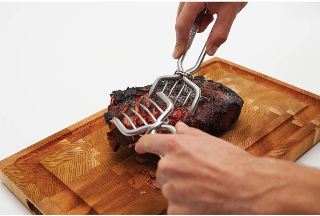 Broil King Pulled Pork Gabeln - 2er Set, Robuste Edelstahl BBQ Krallen für Perfekte Fleischzubereitu