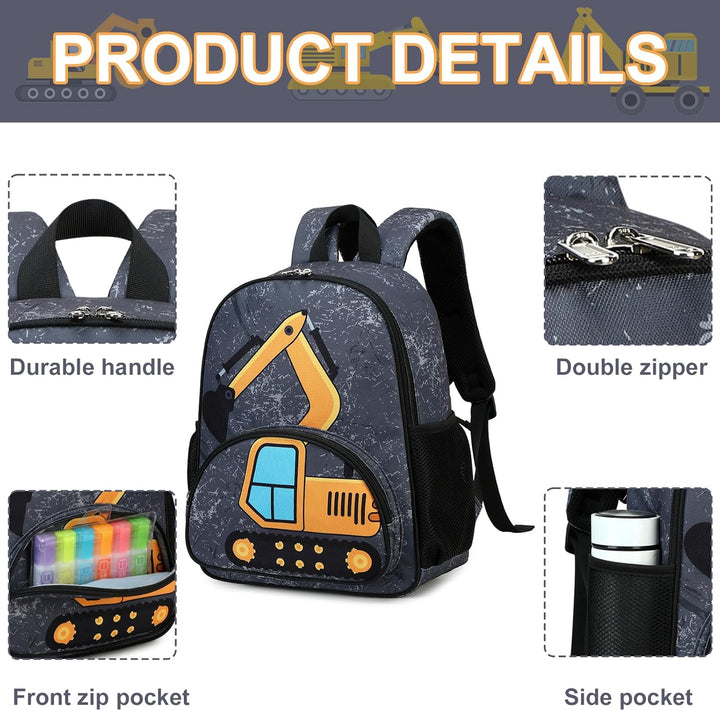 LOIDOU Children's Backpack Boys Kids Backpack Daypack Preschool Backpack Toddler Nursery Bag School