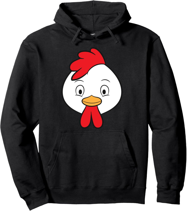 Niedliches Huhn Cartoon Huhn Bauer Landwirt Hühner Pullover Hoodie