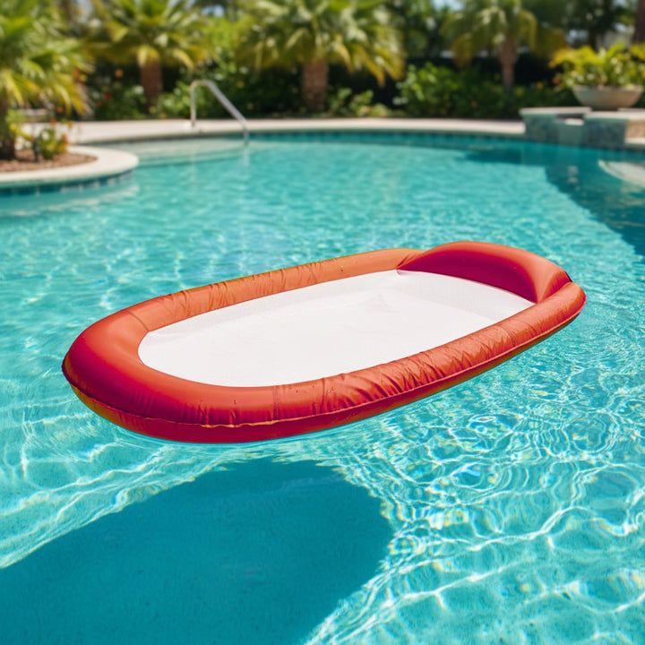 Best Sporting Aufblasbare Wasserhängematte Mesh Mat I Luftmatratze mit Netz | Pool Lounge Float I So