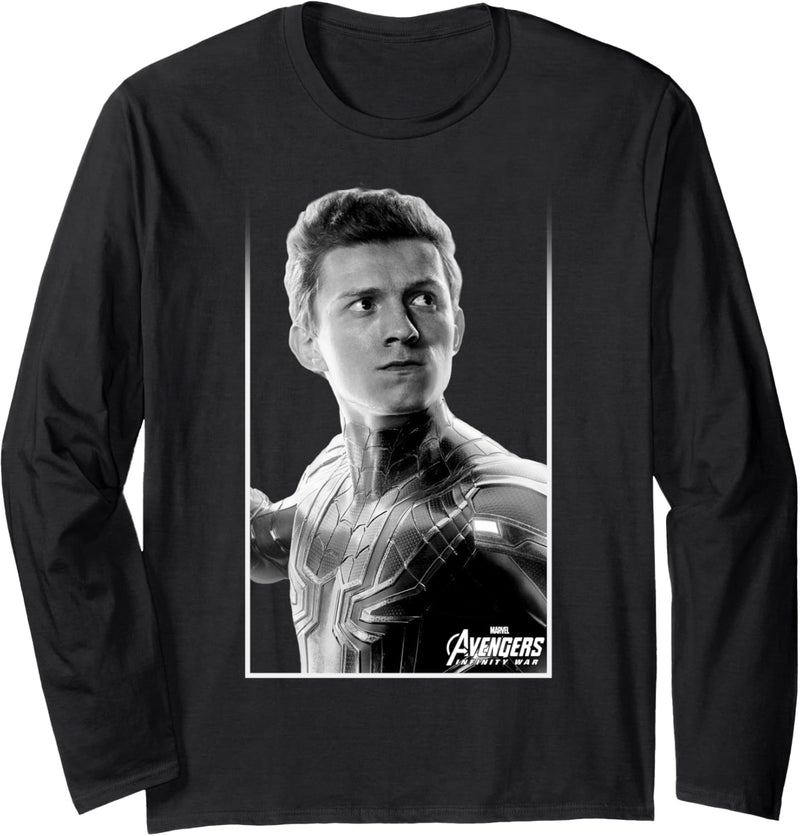 Marvel Avengers Spider-Man Head Shot Langarmshirt