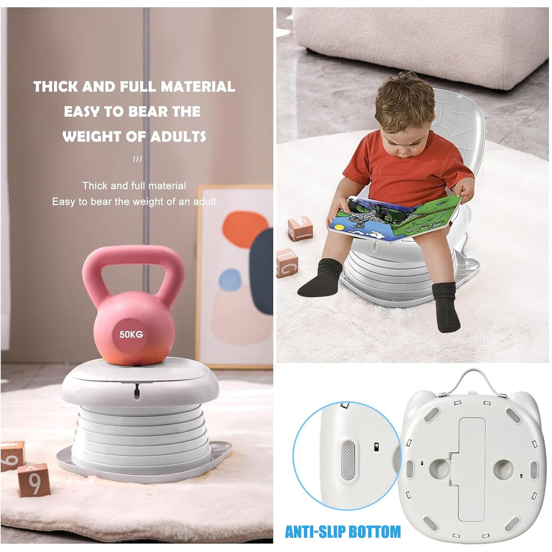 auvstar Töpfchen Falttoilette Kinder,Tragbare Kinder Reise Töpfchen,Baby Kindertoilette,Tragbarer tö