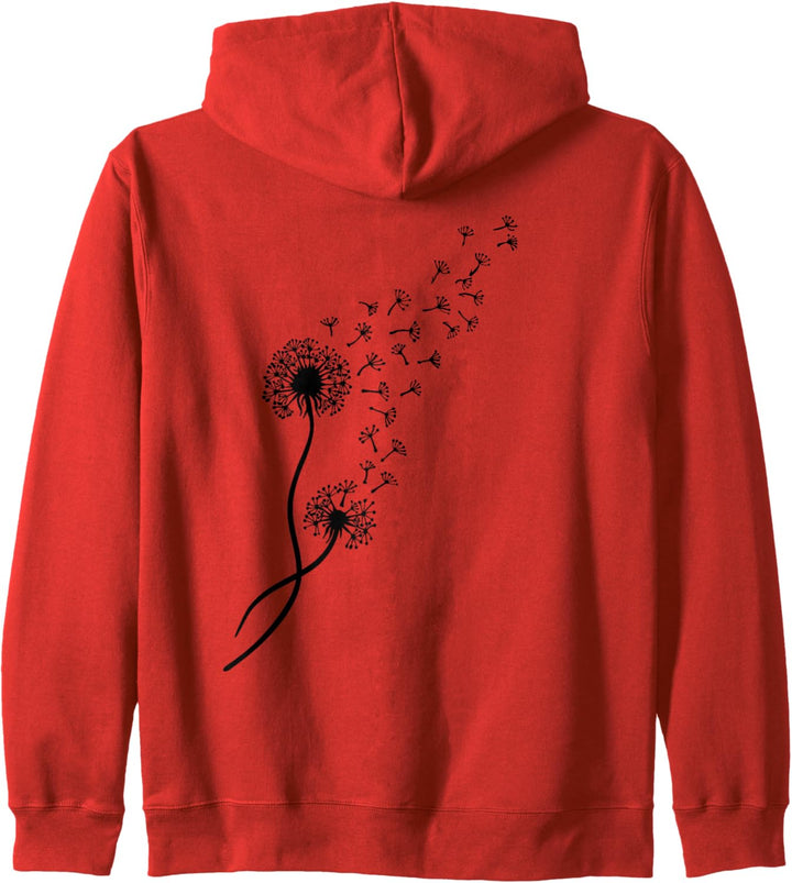 Pusteblume mit Samen, Löwenzahn, Blume, Frühling, Sommer Kapuzenjacke