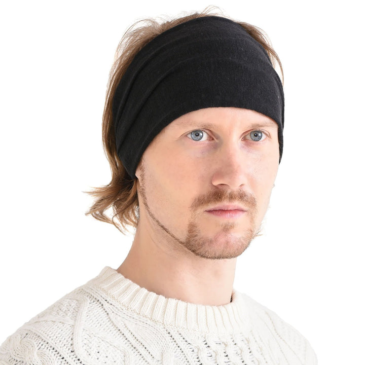 CHARM Leinen Haarband Herren Bandana - Damen Piraten Stirnband Kopftuch Kopf Band Elastisch Haarband