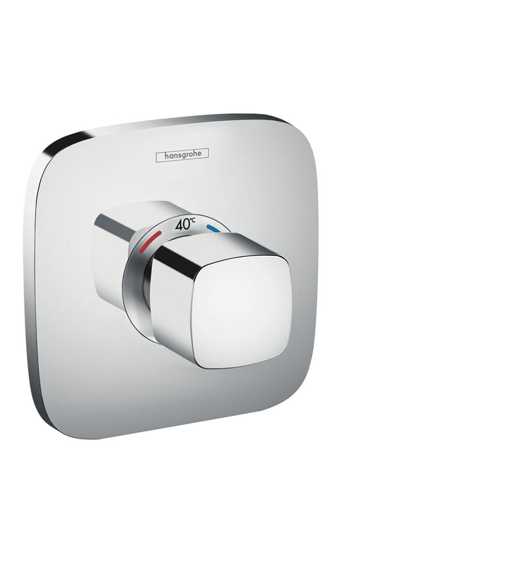 hansgrohe Ecostat E Unterputz Highflow Thermostat, für 1 Funktion, Chrom, für Durchfluss bis ca. 59l