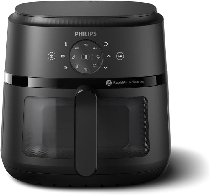 Philips Airfryer 2000-Serie 6,2L - Sichtfenster, Digitaler Touchscreen, 13 Kochoptionen, Bis zu 90%