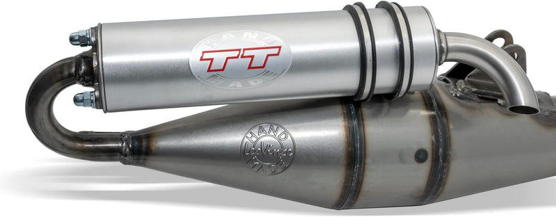 Auspuffanlage LeoVince Komplettanlage HAND MADE TT, Aluminium, mit Zulassung für Malaguti F12 Phanto
