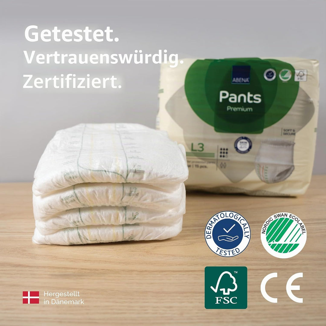 Abena Windeln L3, 6 Packungen – 90 Windeln