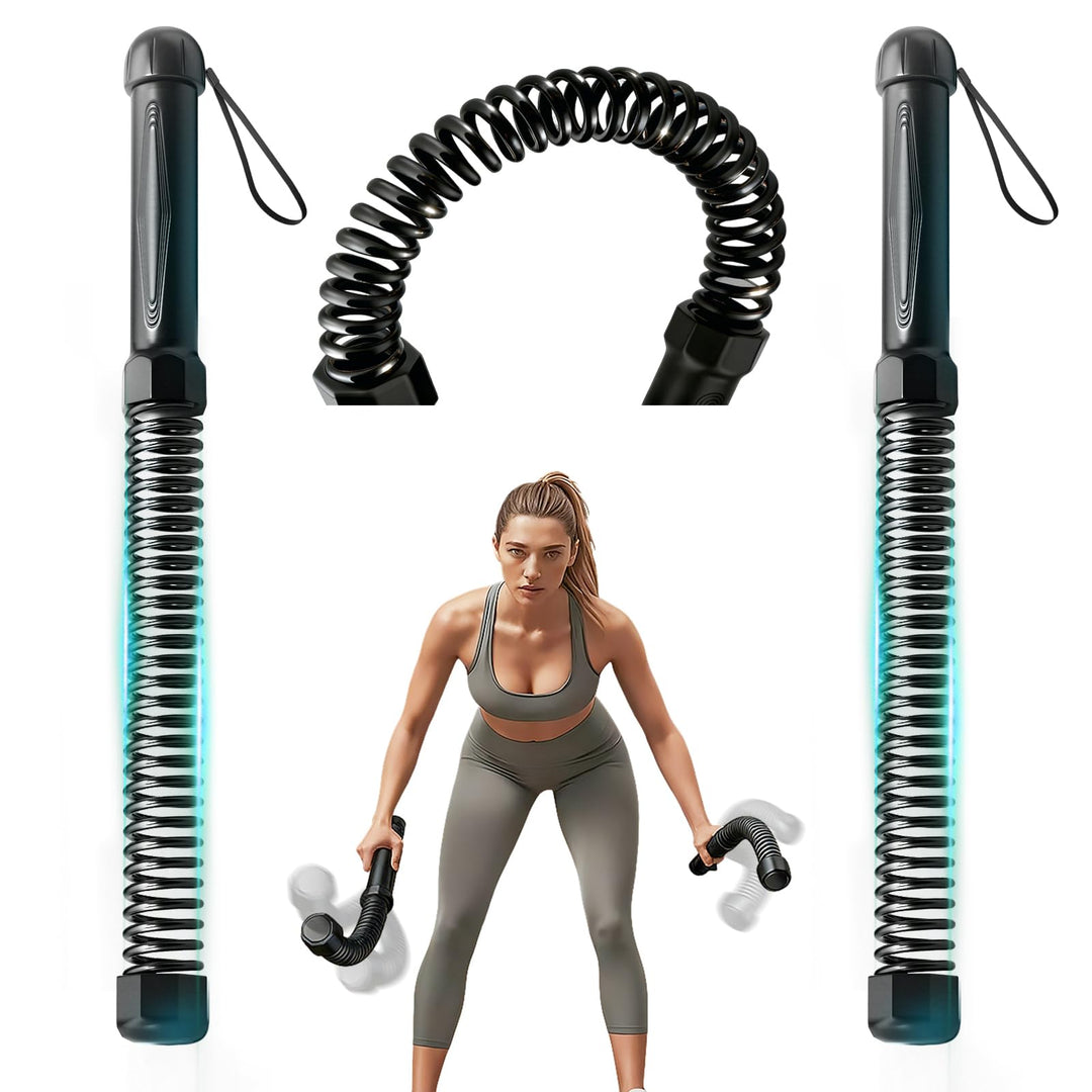 2 Stück Battle Ropes Ohne Seil, Battle Rope für Home Gym, Sportseil, Tragbares Fitness Equipment mit