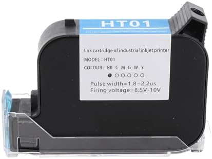 Keenso Tintenstrahldrucker, Tragbarer Handheld Drucker, 42ml Kapazität, Schnelltrocknend, Universell