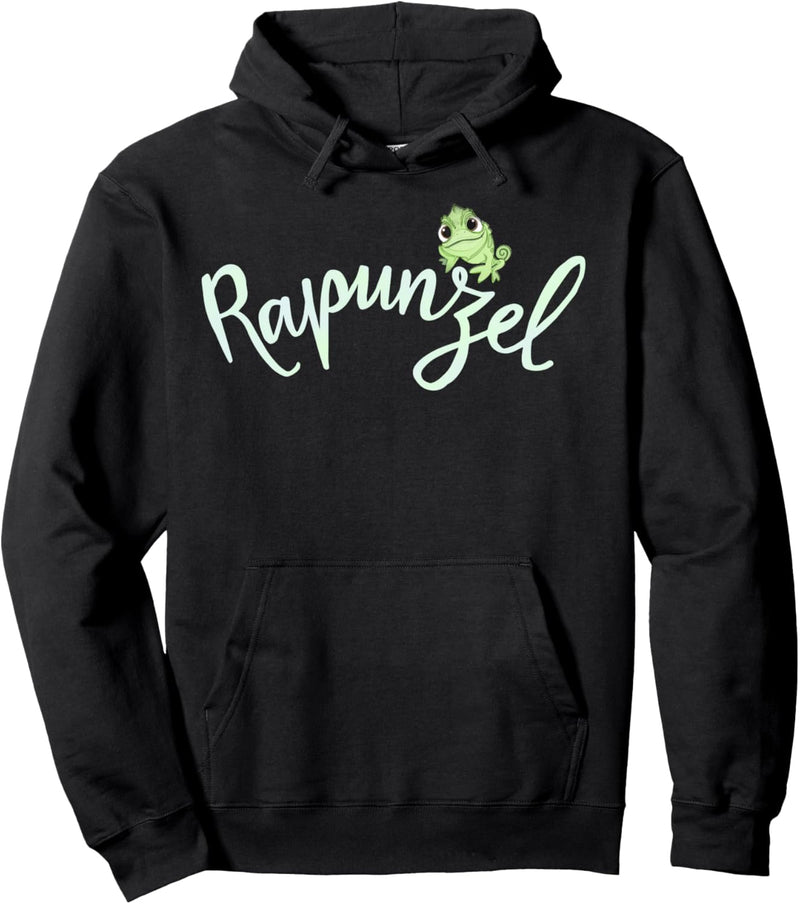 Disney Tangled Pascal on Rapunzel Cursive Text Pullover Hoodie