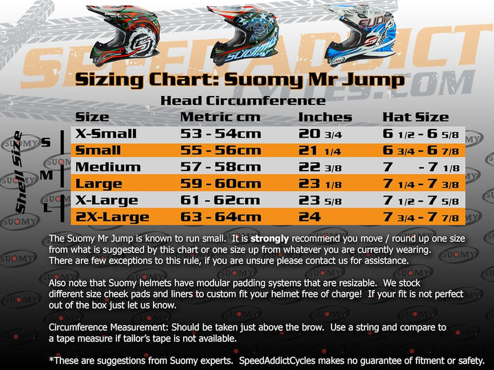 Suomy MX Jump Special Helm Rot Weiss Blau Einheitsgrösse, Einheitsgrösse