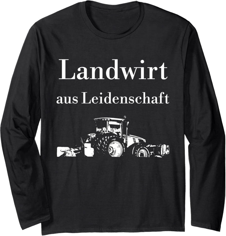 Landwirt Bauer Trecker Traktor Landwirtschaft Geschenk Langarmshirt