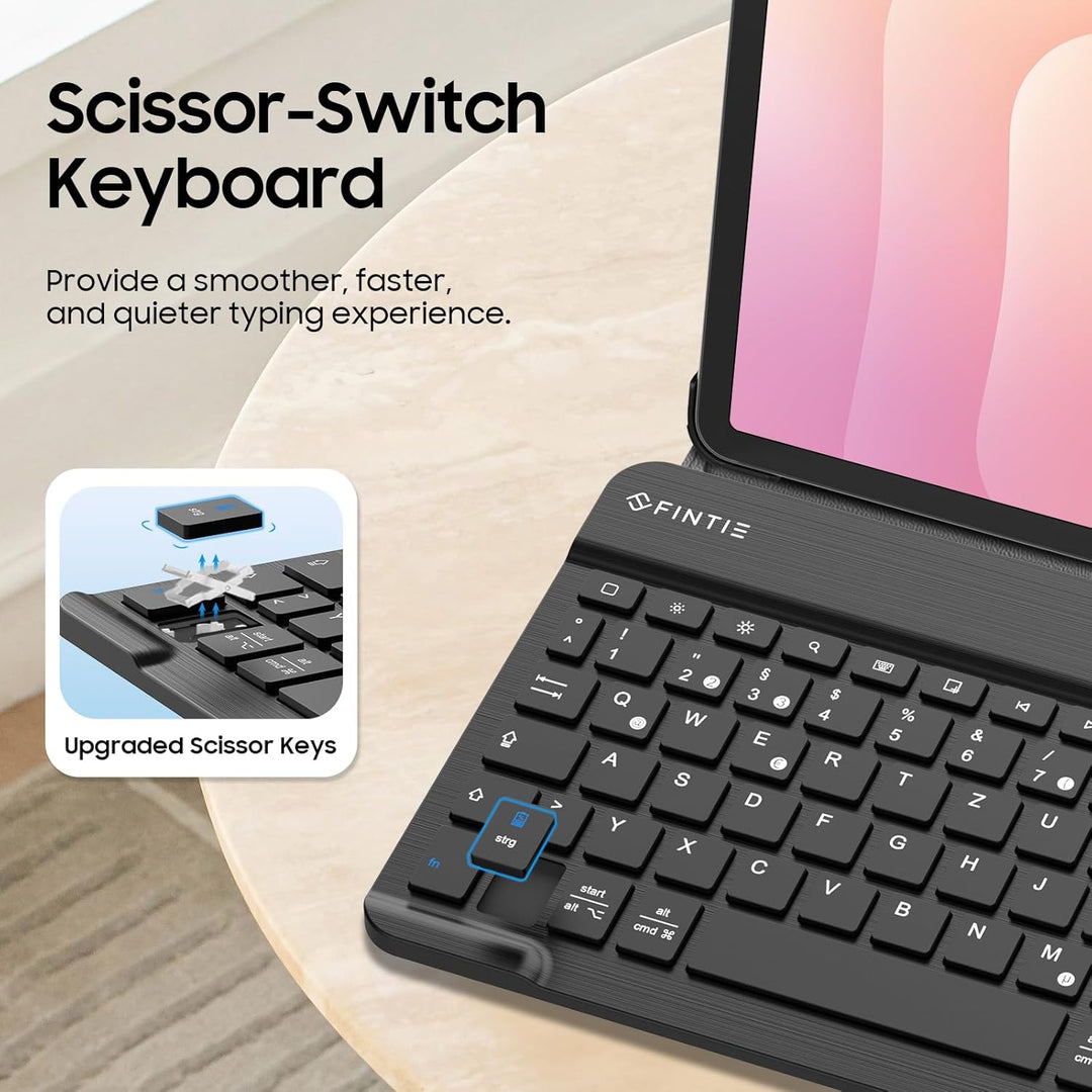FINTIE Tastatur Hülle für Samsung Galaxy Tab S11 2025 11 Zoll Tablet SM-X730/X736, Keyboard Cover mi