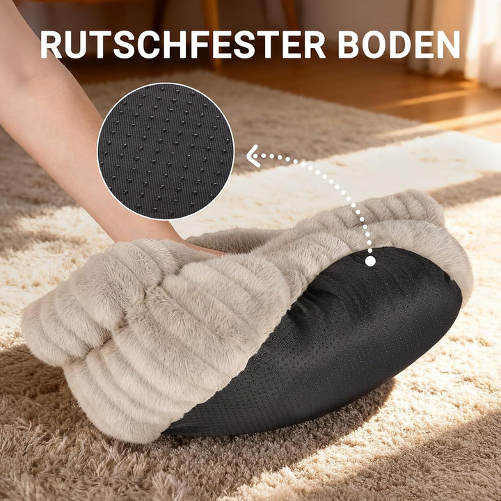 EDMIENS Katzenbett, Waschbar Indoor Katzenbett Flauschig, Rund Katzenkissen, zweiseitig Innenkissen