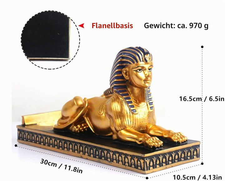 Fantes Weinregal Halter Antike Ägyptische Gottheit Weinflaschenständer Rack Premium Harz Material Ne