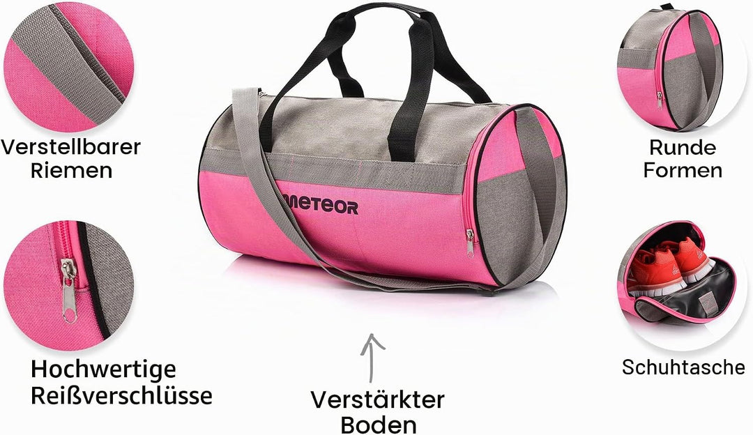 Sporttasche, 25 l, für Damen, Herren, Kinder, Mädchen, Reisetasche, Gepäck, Duffel, Fitness, Fitness