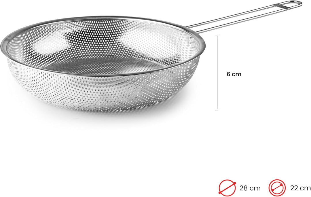 IBILI Grillpfanne, Edelstahl, 18/10-28 cm, Silber