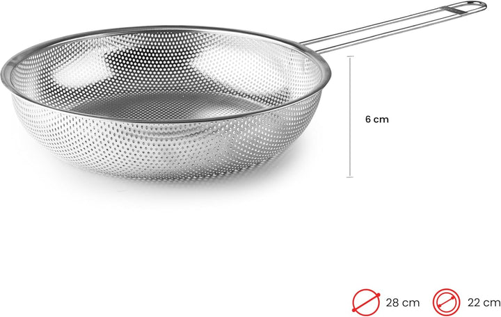 IBILI Grillpfanne, Edelstahl, 18/10-28 cm, Silber