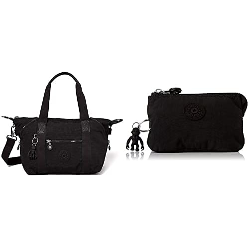 Kipling Damen Art Mini SHOULDERBAGS, Black Schwarz, 18.5x34x21 cm Damen CREATIVITY S POUCHES/CASES,
