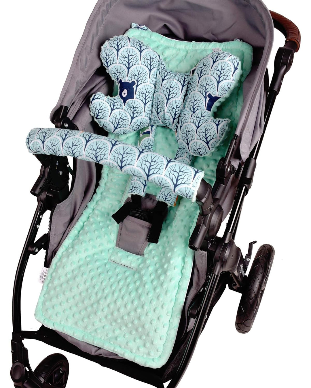 Medi Partners Universal Sitzauflage Kinderwagen &amp; Buggys Sitzeinglage Kinderwagendecke 5tgl Gurtpols