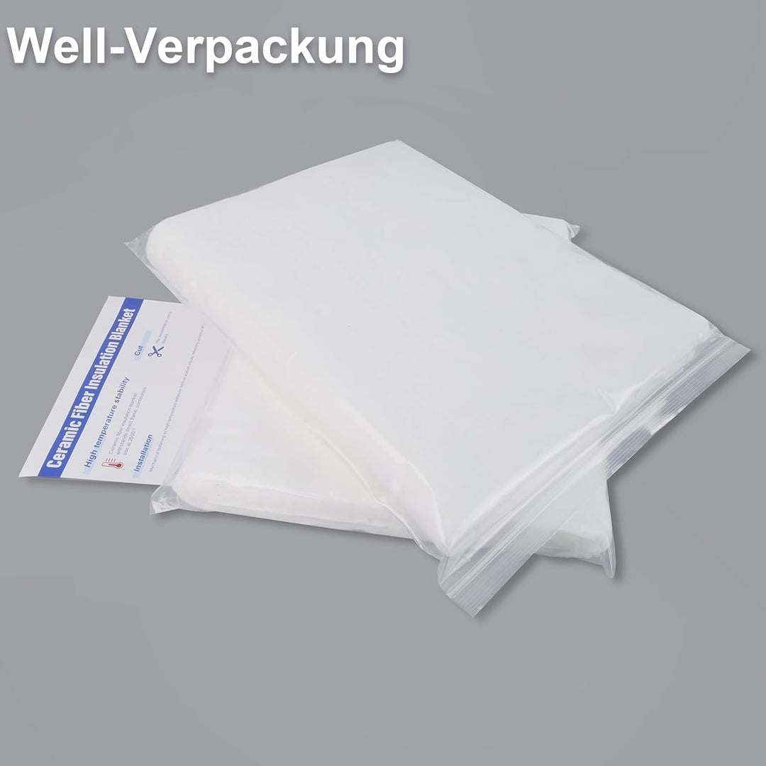 Keramikfaser-Isolierdecke, 1500℃/2700℉, feuerfeste Isolierung für Geschirrspüler, Öfen, Schmieden, K