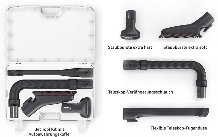 Samsung VCA-SAK95K/GL Zubehör-Set für Jet Akku-Staubsauger, Staubbürste extra Soft, Staubbürste extr