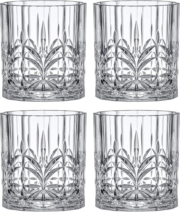 Amazing Abby Unzerbrechliche Tritan-Whiskygläser (4 Stück), wiederverwendbare Whiskygläser aus Kunst