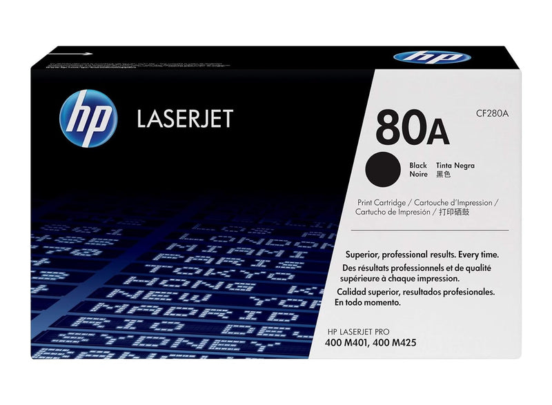 HP 80A (CF280A) Schwarz Original Toner für HP Laserjet Pro M401, HP Laserjet Pro M425 schwarz Standa