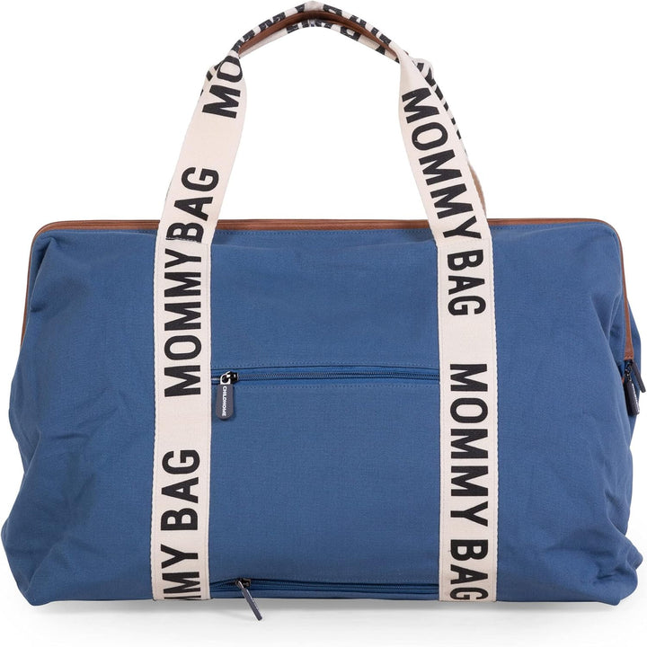 CHILDHOME, Mommy Bag, Wickeltasche, Mutterschaft, Reisetasche Indigoblau Mommy Bag Signature, Indigo