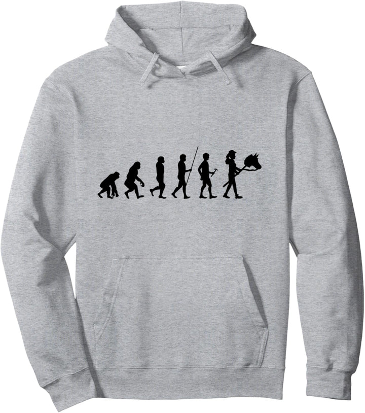 Hobby Horsing Evolution Steckenpferde Reiten Trend Sport Pullover Hoodie