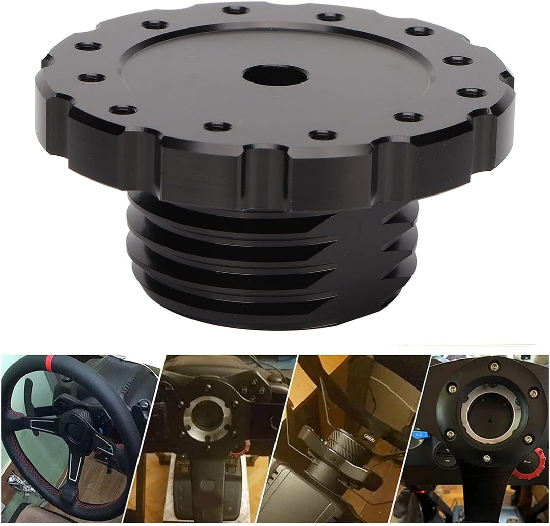 Lenkrad-Adapterplatte, Aluminium-Rennwagen-Gaming-Lenkrad, Professioneller Adapter für Thrustmaster