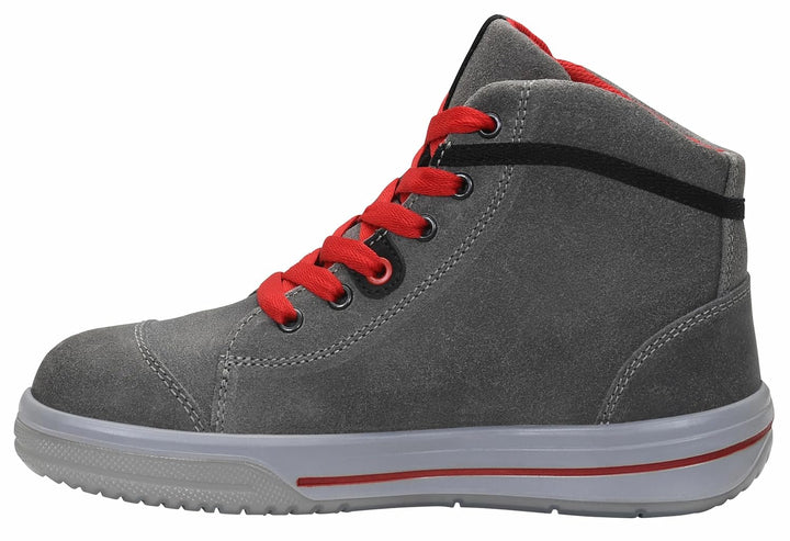 ELTEN Sicherheitsschuhe VINTAGE Mid ESD S3, Herren, Leder, Stahlkappe, leicht, sportlich, Grau, Grös