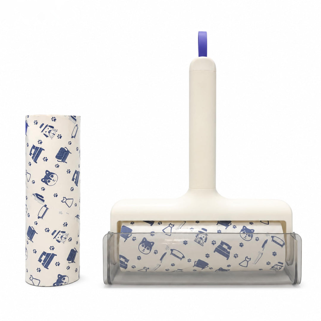 Flusenroller-Set mit Staubschutzhaube, 200 Blatt Sparpack 16 cm 2, 16 cm 2