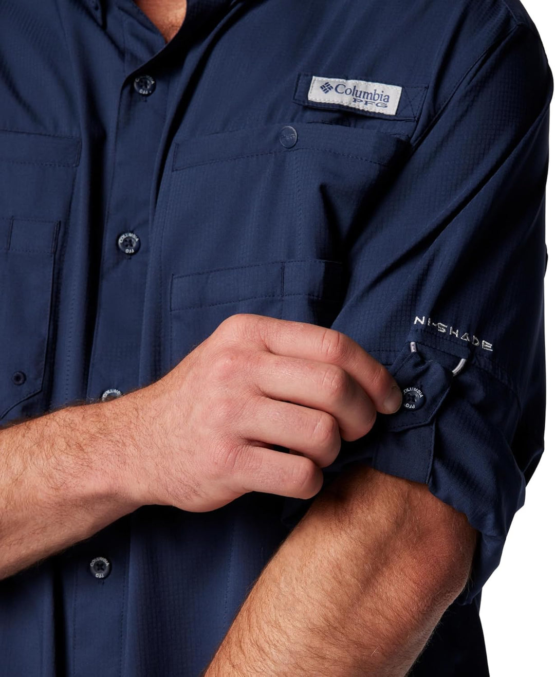 Columbia Herren Tamiami Ii Long Sleeve Shirt Langarmshirt M Collegiate Marineblau, M Collegiate Navy