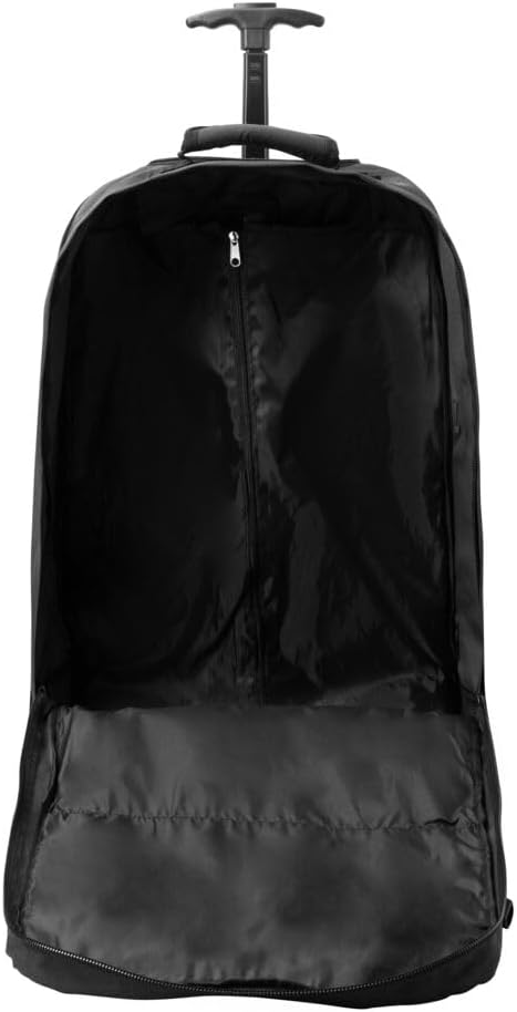 Cabin Max Handgepäck Trolley Reiserucksack Ryanair Handgepäck 55x40x20 44L Schwarz mit Rad 55 x 40 x