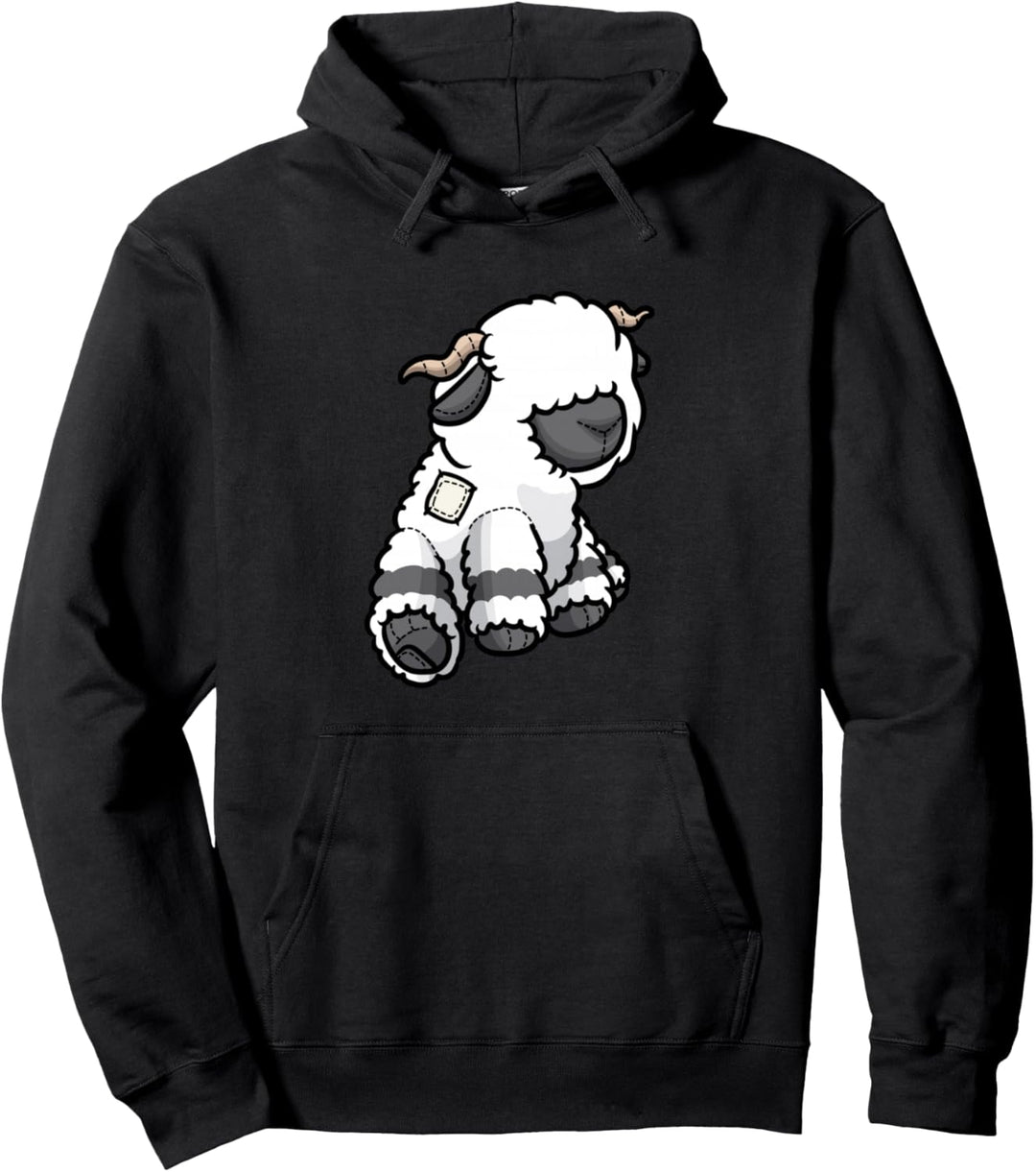 Walliser Schwarznasenschaf Schafe Kuscheltier Motiv Pullover Hoodie