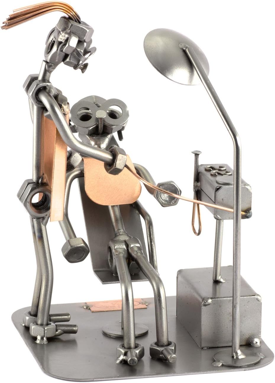 Steelman24 I Schraubenmännchen Zahnärztin Mit Persönlicher Gravur I Made in Germany I Handarbeit I G